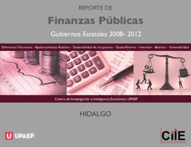 REPORTE DE  Finanzas Públicas Gobiernos EstatalesDimensión Financiera - Apalancamiento Relativo - Sostenibilidad de los pasivos - Gasto/Ahorro - Inversión - Balance - Vulnerabilidad