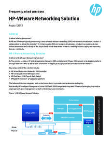 Virtual Application Networks - fact sheet - US English