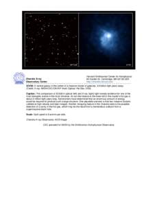 Chandra :: Photo Album :: 3C438 :: 3C438 Handout