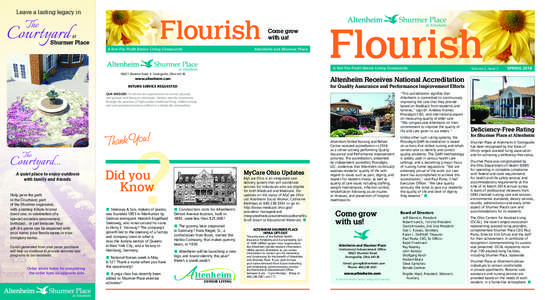 Leave a lasting legacy in  Flourish