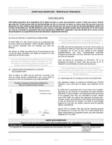 ESPACE INFORMATIONNEL en surveillance de la santé de la population de la Capitale-Nationale Direction régionale de santé publique  EISS