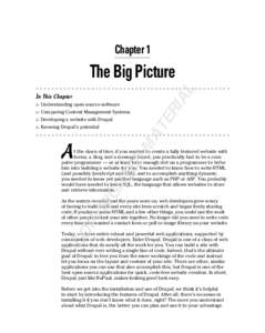 Chapter 1  AL The Big Picture In This Chapter