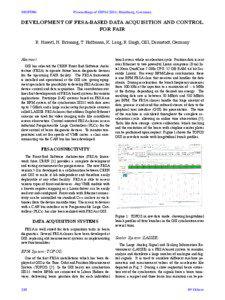 Automation / Experimental particle physics / Gigabit Ethernet / Programmable logic controller / VMEbus / Fesa / Physics / IEEE standards / Ethernet / Technology