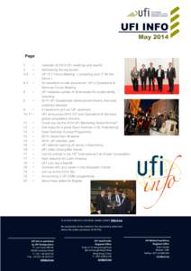 UFI INFO May 2014 Page