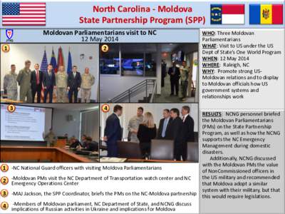 North Carolina - Moldova State Partnership Program (SPP) JFHQ 1