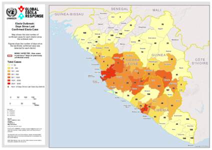 SENEGAL  GUINEA-BISSAU Ebola Outbreak: Days Since Last Confirmed Ebola Case