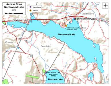 Access Sites Northwood Lake lS  _