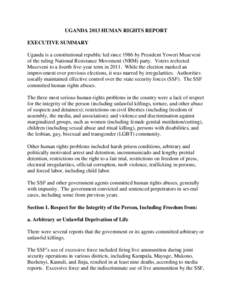 Criminal procedure / Detention of a suspect / Karamoja / Human rights abuses / Human rights in Argentina / Human rights in Uganda / Law / Uganda / Criminal law