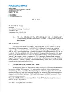 Philadelphia Stock Exchange / NASDAQ / International Securities Exchange / Securities Exchange Act / Boston Stock Exchange / Chicago Board Options Exchange / OMX / Economy of the United States / Options Clearing Corporation / Self-regulatory organizations