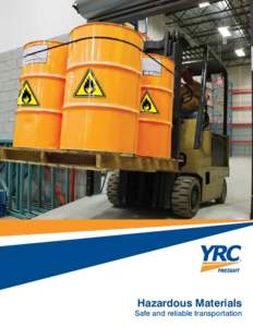Hazardous Materials  Safe and reliable transportation Your chemical transportation partner