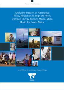 Financial and Fiscal Commission  Analysing Impacts of Alternative Policy Responses to High Oil Prices using an Energy-focused Macro-Micro Model for South Africa