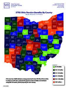 STRS Ohio Pension Benefits By County (dollar amounts in millions) Fulton  Williams