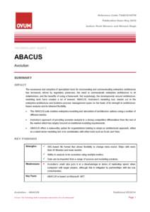 Software architecture / Software engineering / Systems engineering / Avolution / Abacus / Data modeling tools / MODAF / Enterprise Architect / View model / Enterprise modelling / Information technology management / Enterprise architecture