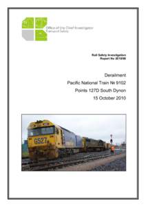 Microsoft Word - FINAL Report PN freight train derailment points 127D South…