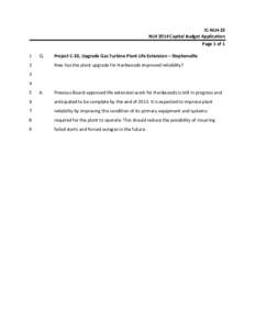 IC‐NLH‐23  NLH 2014 Capital Budget Application  Page 1 of 1  1   Q. 