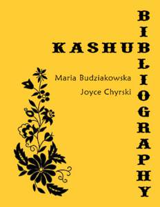 inside front cover KASHUB BIBLIOGRAPHY