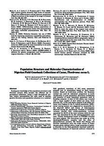 MUIR, G., A. J. LOWE, C. C. FLEMING and C. VOGL (2004): High nuclear genetic diversity, high levels of outcrossing and low differentiation among remnant populations of Quercus petraea at the margin of its range in Irelan