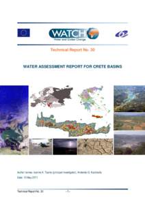 Microsoft Word - Technical Report No. 30 Water Assessment Report for Crete Basins.docx