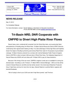 Tri-Basin NRD 1723 N Burlington Street Holdrege, NEPhone: (Fax: (