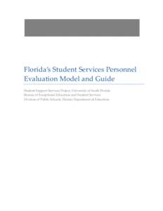 Evaluation / Educational psychology / School counselor / Educational assessment / Rubric / School psychology / WestEd / Empowerment evaluation / Education / Evaluation methods / Knowledge