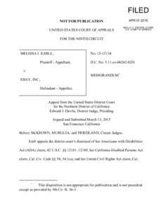 FILED NOT FOR PUBLICATION UNITED STATES COURT OF APPEALS APRMOLLY C. DWYER, CLERK