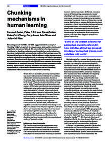 236  Opinion TRENDS in Cognitive Sciences Vol.5 No.6 June 2001