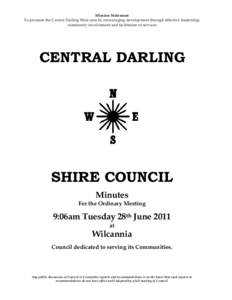 Central Darling Shire / Government / Wilcannia /  New South Wales / Wentworth Shire / Local government in England / Mayor / Tilpa /  New South Wales / Local Government Areas of New South Wales / States and territories of Australia / Geography of Australia