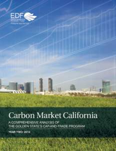 Carbon Market California A COMPREHENSIVE ANALYSIS OF THE GOLDEN STATE’S CAP-AND-TRADE PROGRAM YEAR TWO: 2014  Executive summary