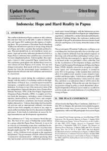 Microsoft Word - B126 Papua - Hope and Hard Reality