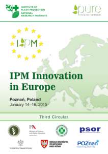 PURE - Third Circular - IPM Innovation in Europe