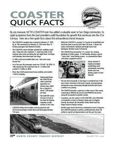 COASTER QUICK FACTS