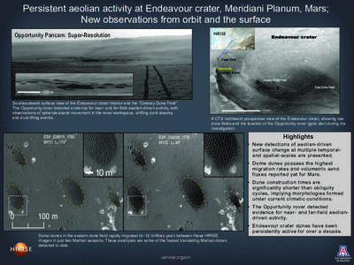 Albedo features on Mars / Margaritifer Sinus quadrangle / Mars Exploration Rover / Opportunity rover / Meridiani Planum / Endeavour / Mars / Spaceflight / Spacecraft