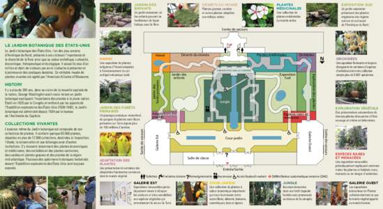 JARDIN DES ENFANTS Un jardin saisonnier où les enfants peuvent se familiariser de façon ludique avec la flore.