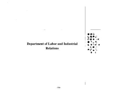 Department of Labor and Industrial Relations -704-  STATE OF HAWAII