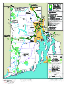 East Coast Greenway +/- 28 miles to Worcester, MA