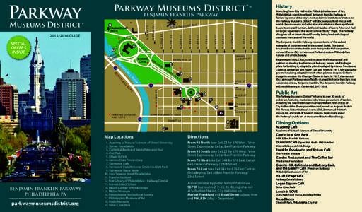 Parkway Museums District® ® BENJAMIN FRANKLIN PARKWAY N 12TH ST  N 13TH ST