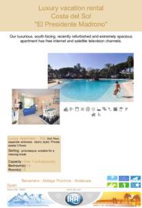 Tourism / Cal / Calendaring software / Vacation rental / Marbella / Málaga / T–V distinction / Andalusia / Costa del Sol / Tourism in Spain / Linguistics / Province of Málaga