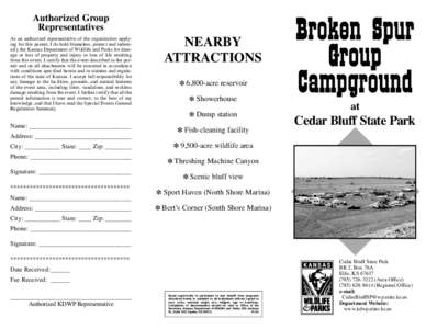 Broken Spur Campgro Cedar Bluff