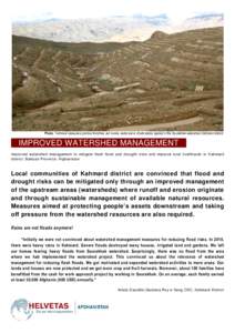 Earth / Kahmard District / Flood / Watershed management / Drainage basin / Water / Hydrology / Physical geography