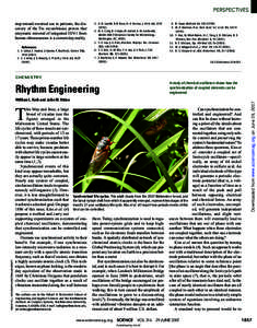 PERSPECTIVES step toward eventual use in patients, the discovery of the Tre recombinase proves that enzymatic removal of integrated HIV-1 from human chromosomes is a current-day reality. References 1. I. Sarkar, I. Haube