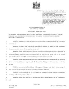 SPONSOR: Rep. Keeley & Rep. Bolden & Rep. Brady & Rep. J. Johnson & Rep. M itchell & Rep. Potter & Sen. M cDowell & Sen. M arshall & Sen. Henry Reps. Barbieri, Baumbach, Bennett, Briggs King, Carson, Collins, Dukes, Gray