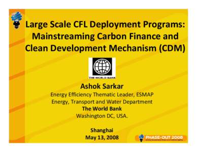 Large Scale CFL Deployment Programs