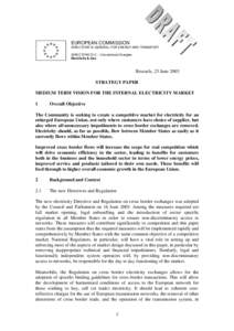 Electromagnetism / European Network of Transmission System Operators for Electricity / Electricity market / Regional transmission organization / European Union / Competition law / Market / Transmission system operator / Council of European Energy Regulators / Electric power / Energy / Electric power distribution