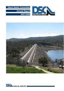 Dams Safety Committee Annual Report[removed]ANNUAL REPORT