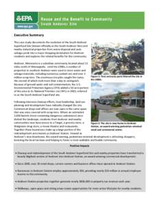Economic Case Study - Reuse and Benefits to the Community South Andover Site