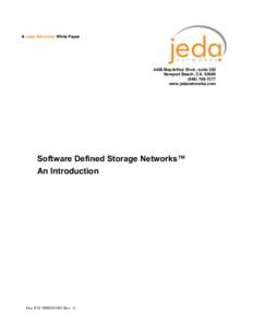 A Jeda Networks White Paper[removed]MacArthur Blvd., suite 350 Newport Beach, CA[removed]7277 www.jedanetworks.com