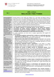 Agriculture / Land management / Food and drink / Organic farming / Food security / Humanitarian aid / Smallholder agriculture / Agricultural productivity / Food sovereignty / Food politics / Environment / Sustainable agriculture