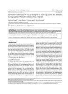 Vascular surgery / Discectomy / Vertebral column / Failed back syndrome / Interventional radiology / ICD-10 Chapter XIX: Injury /  poisoning and certain other consequences of external causes / Medicine / Surgery / Neurosurgery