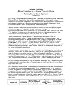 Microsoft Word - ClimateProjectionsFactSheet