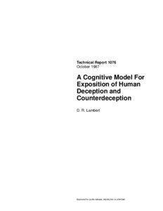 Ethology / Cognitive science / Cognitive architecture / Artificial intelligence / Cognitive psychology / Cognitive model / ACT-R / LIDA / Socially distributed cognition / Mind / Cognition / Science